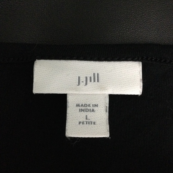 J.Jill Embroidered Long Sleeve Peasant Top Sz LP - Picture 5 of 5